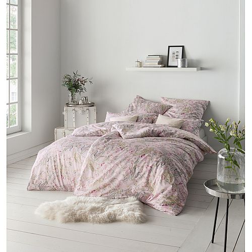 Estella Schweizer Premium Satin Bettwäsche Insa altrosa ...