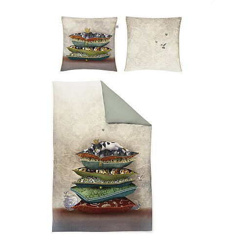 Irisette Satin Bettwasche 8804 90 Katze Krone Prinzessin Auf Erbse Mayer Matratzen