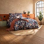 Estella Bettwäsche Schweizer Premium Satin Claudia marine