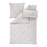 Estella Mako Satin Bettwäsche Basil kiesel