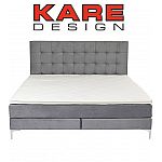 KARE Boxspringbett Benito Star Grau 160x200 cm