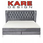 KARE Boxspringbett Benito Star Moon Grau 180x200 cm