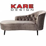 KARE Chaiselongue Julietta Grau