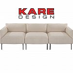 KARE Sofa Chiara 3 Sitzer Creme 226 cm