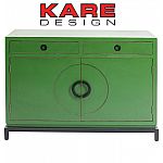 KARE Sideboard Disk Grün 2 Türig