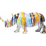 Kare Deko Figur Rhino Colore 26 cm