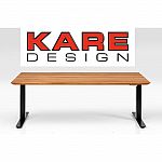 KARE Schreibtisch Office Symphony Eiche Schwarz 200x100