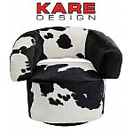 KARE Drehsessel Maye Cow