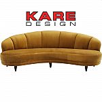 KARE Sofa Dschinn 3-Sitzer 233 cm ocker