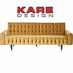 KARE Sofa Milchbar Velvet Honey 3-Sitzer