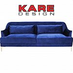 KARE Sofa Proud Blau 3-Sitzer