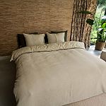Kayori Bettwäsche Erimo sand Gr. 135x200 cm/80x80 cm 