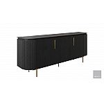 Miotto Fusano Sideboard Eiche schwarz 200 cm